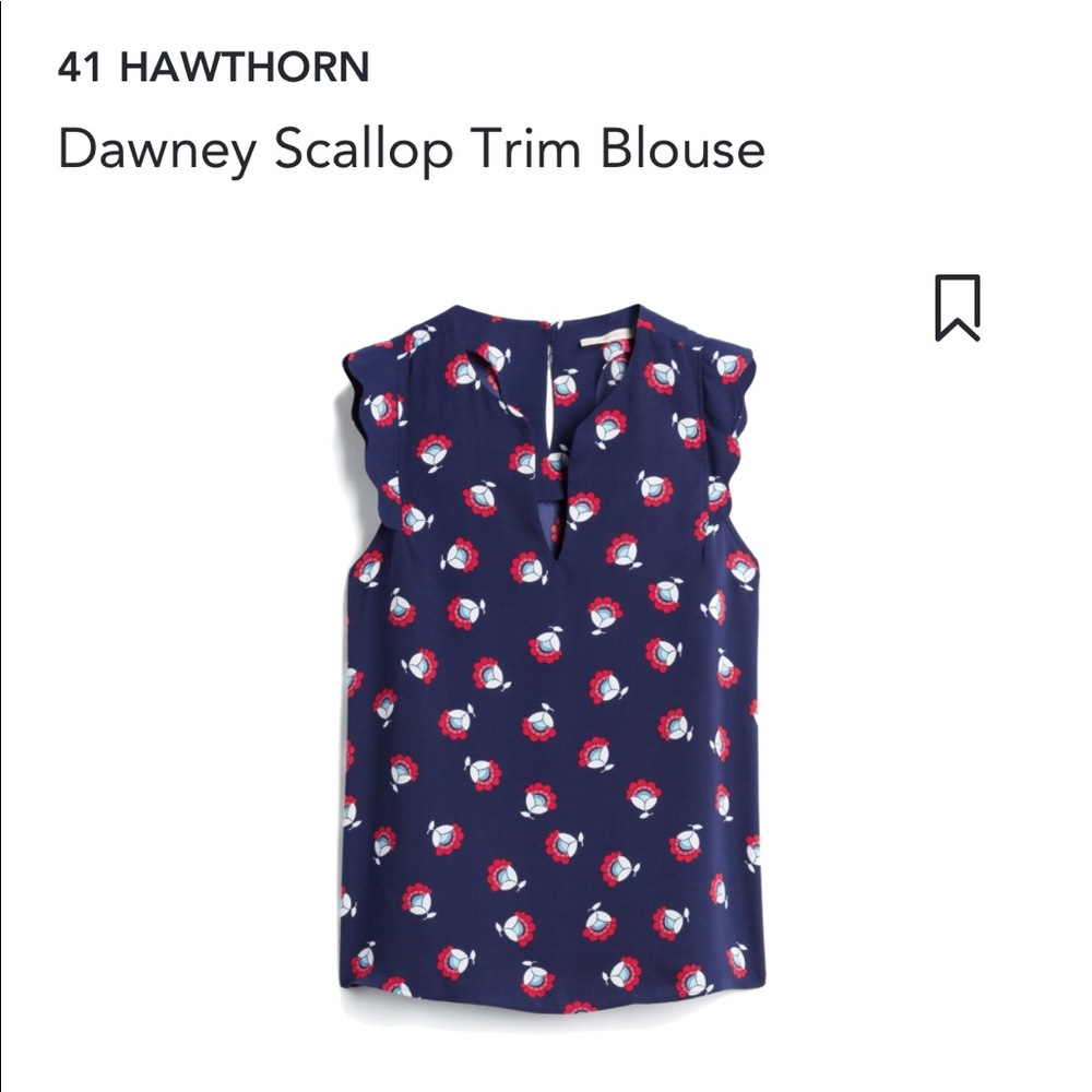 Pixley Scallop Sleeved Blouse